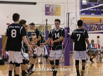 Thumbnail 2 in Horizon Honors vs Mountain Pointe (Notre Dame Prep Invitational) photogallery.