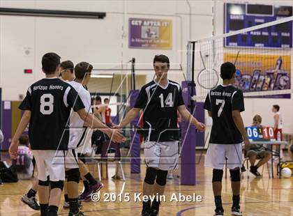 Thumbnail 2 in Horizon Honors vs Mountain Pointe (Notre Dame Prep Invitational) photogallery.