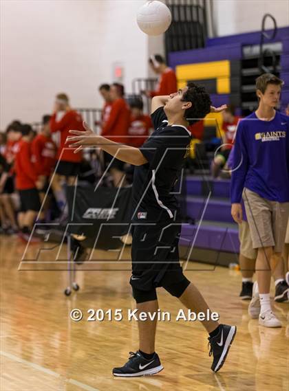 Thumbnail 1 in Horizon Honors vs Mountain Pointe (Notre Dame Prep Invitational) photogallery.