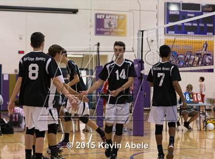 Thumbnail 3 in Horizon Honors vs Mountain Pointe (Notre Dame Prep Invitational) photogallery.