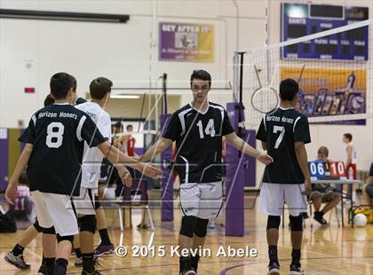 Thumbnail 3 in Horizon Honors vs Mountain Pointe (Notre Dame Prep Invitational) photogallery.