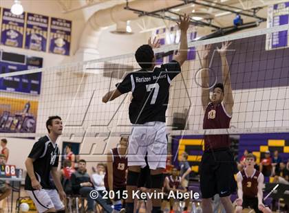 Thumbnail 3 in Horizon Honors vs Mountain Pointe (Notre Dame Prep Invitational) photogallery.