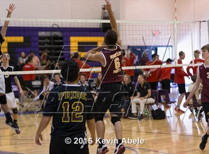 Thumbnail 3 in Horizon Honors vs Mountain Pointe (Notre Dame Prep Invitational) photogallery.