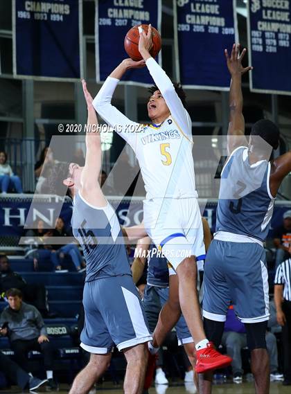 Thumbnail 1 in Foothills Christian vs. St. Bernard (Bosco Dream Showcase) photogallery.