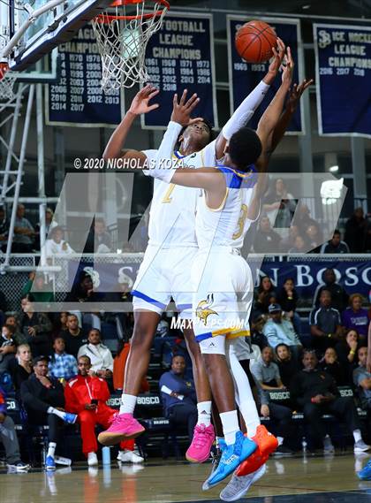 Thumbnail 3 in Foothills Christian vs. St. Bernard (Bosco Dream Showcase) photogallery.