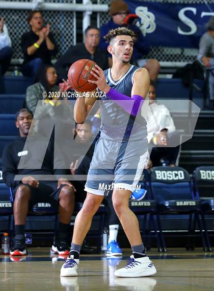 Thumbnail 2 in Foothills Christian vs. St. Bernard (Bosco Dream Showcase) photogallery.