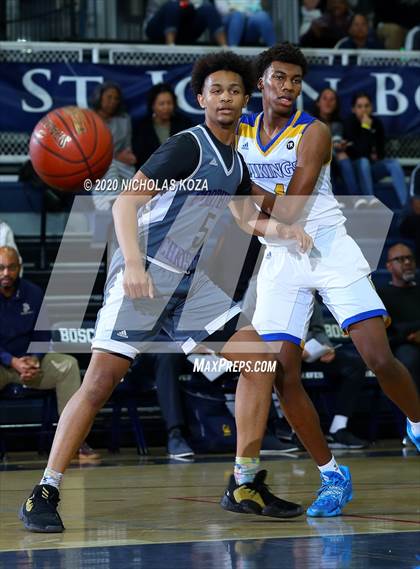 Thumbnail 2 in Foothills Christian vs. St. Bernard (Bosco Dream Showcase) photogallery.