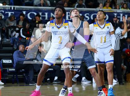 Thumbnail 1 in Foothills Christian vs. St. Bernard (Bosco Dream Showcase) photogallery.