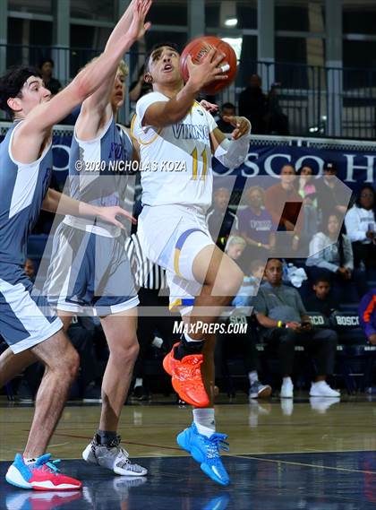 Thumbnail 1 in Foothills Christian vs. St. Bernard (Bosco Dream Showcase) photogallery.