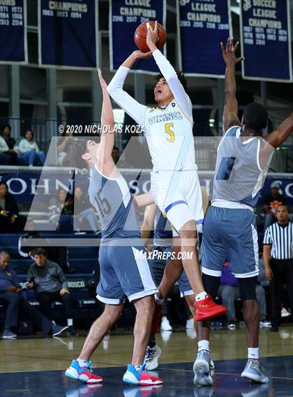Thumbnail 3 in Foothills Christian vs. St. Bernard (Bosco Dream Showcase) photogallery.