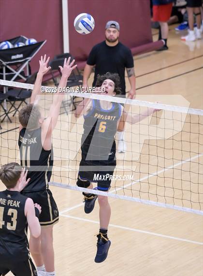 Thumbnail 3 in Lone Peak vs. Prescott (Epic Tourneys Invite) photogallery.