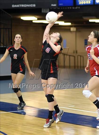 Thumbnail 3 in Victory Christian vs. Sacramento Country Day (CIF SJS D6 Final) photogallery.