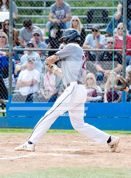 Thumbnail 2 in Colfax vs. Bear River (Game 1 - CIF SJS D5 Final) photogallery.