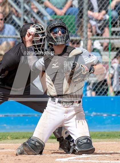 Thumbnail 2 in Colfax vs. Bear River (Game 1 - CIF SJS D5 Final) photogallery.