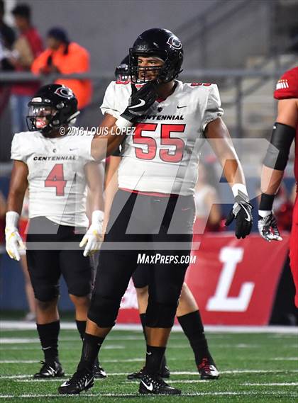 Thumbnail 2 in Orange Lutheran vs. Centennial photogallery.
