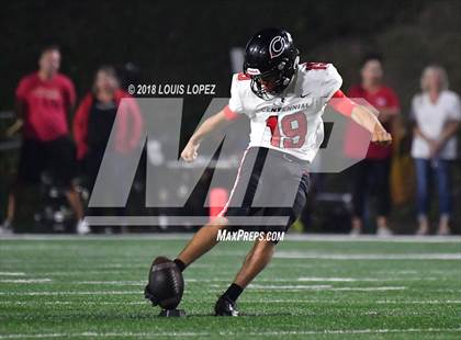 Thumbnail 2 in Orange Lutheran vs. Centennial photogallery.