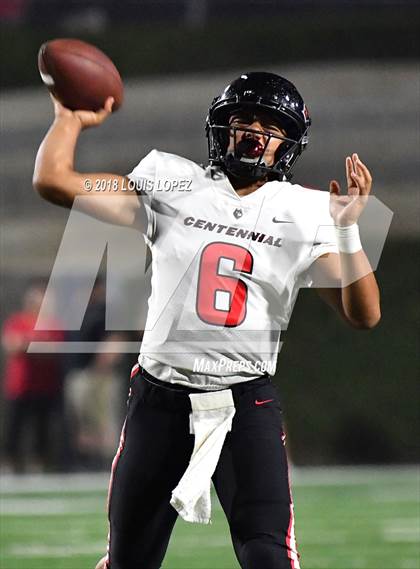 Thumbnail 1 in Orange Lutheran vs. Centennial photogallery.