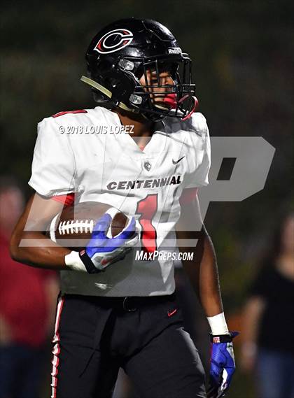 Thumbnail 2 in Orange Lutheran vs. Centennial photogallery.