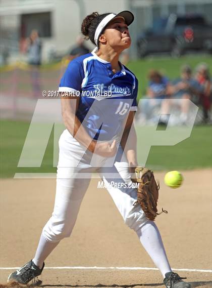 Thumbnail 1 in St. Lucy's @ Glendora (CIF SS 1st Round) photogallery.