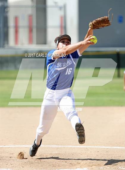 Thumbnail 2 in St. Lucy's @ Glendora (CIF SS 1st Round) photogallery.
