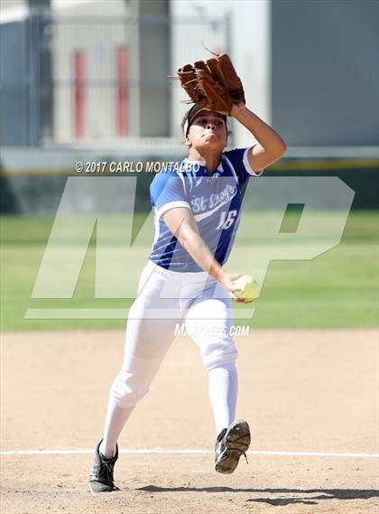 Thumbnail 1 in St. Lucy's @ Glendora (CIF SS 1st Round) photogallery.