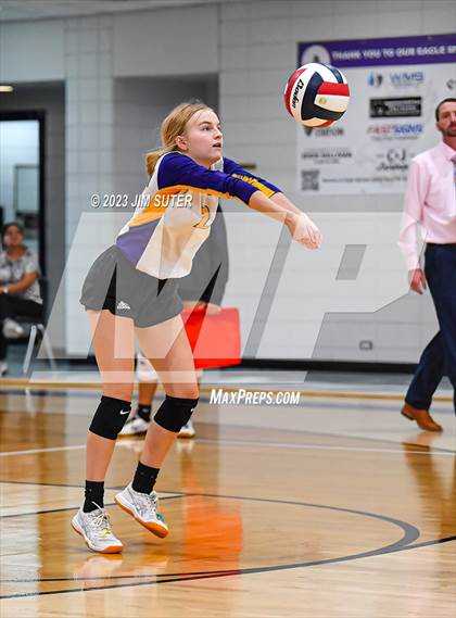 Thumbnail 2 in St. Joseph Catholic vs Allen Academy photogallery.