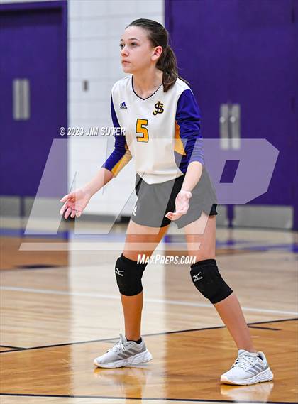 Thumbnail 3 in St. Joseph Catholic vs Allen Academy photogallery.