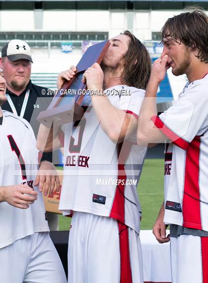 Thumbnail 3 in Middle Creek vs. Lake Norman (NCHSAA Final) photogallery.