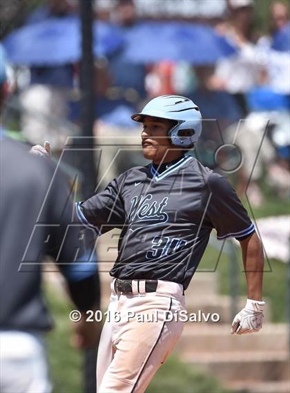 Thumbnail 2 in Pueblo West vs. Valor Christian (CHSAA 4A Final - Game1) photogallery.