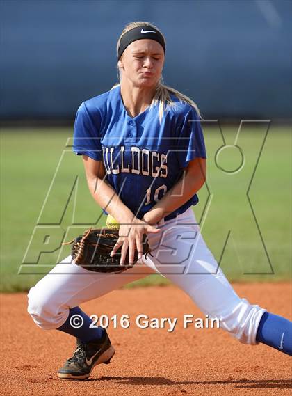 Thumbnail 3 in Tennessee vs. Georgia (All-Star Softball Game) photogallery.