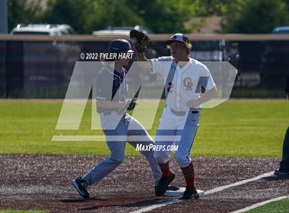 Thumbnail 2 in Tri-West Hendricks vs. Indianapolis Cardinal Ritter (IHSAA 3A Sectional Semi-Final) photogallery.
