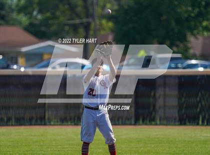 Thumbnail 2 in Tri-West Hendricks vs. Indianapolis Cardinal Ritter (IHSAA 3A Sectional Semi-Final) photogallery.