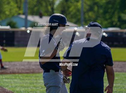 Thumbnail 2 in Tri-West Hendricks vs. Indianapolis Cardinal Ritter (IHSAA 3A Sectional Semi-Final) photogallery.