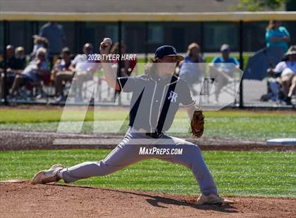 Thumbnail 2 in Tri-West Hendricks vs. Indianapolis Cardinal Ritter (IHSAA 3A Sectional Semi-Final) photogallery.