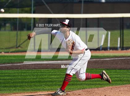 Thumbnail 2 in Tri-West Hendricks vs. Indianapolis Cardinal Ritter (IHSAA 3A Sectional Semi-Final) photogallery.