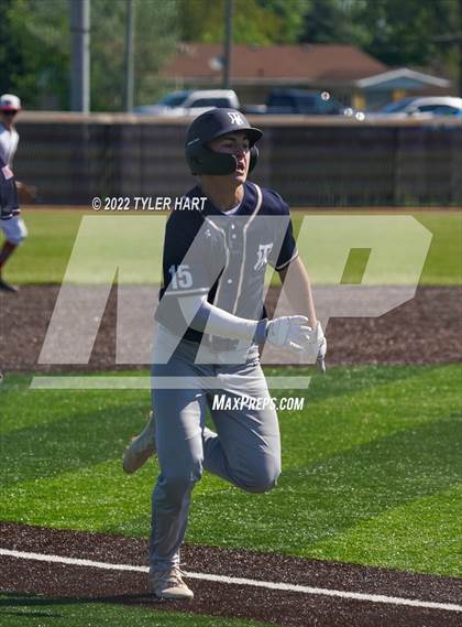 Thumbnail 3 in Tri-West Hendricks vs. Indianapolis Cardinal Ritter (IHSAA 3A Sectional Semi-Final) photogallery.