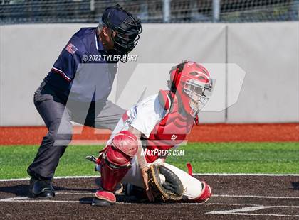 Thumbnail 2 in Tri-West Hendricks vs. Indianapolis Cardinal Ritter (IHSAA 3A Sectional Semi-Final) photogallery.