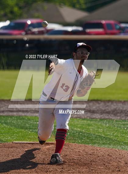 Thumbnail 3 in Tri-West Hendricks vs. Indianapolis Cardinal Ritter (IHSAA 3A Sectional Semi-Final) photogallery.