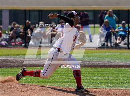Thumbnail 2 in Tri-West Hendricks vs. Indianapolis Cardinal Ritter (IHSAA 3A Sectional Semi-Final) photogallery.