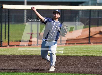 Thumbnail 2 in Tri-West Hendricks vs. Indianapolis Cardinal Ritter (IHSAA 3A Sectional Semi-Final) photogallery.
