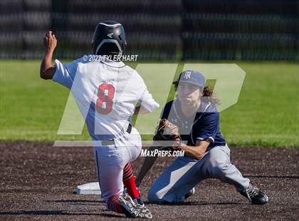 Thumbnail 2 in Tri-West Hendricks vs. Indianapolis Cardinal Ritter (IHSAA 3A Sectional Semi-Final) photogallery.