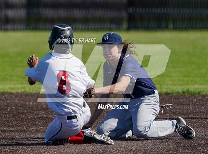 Thumbnail 3 in Tri-West Hendricks vs. Indianapolis Cardinal Ritter (IHSAA 3A Sectional Semi-Final) photogallery.