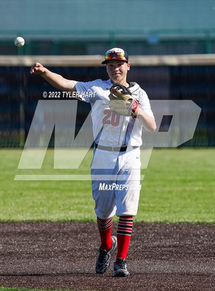 Thumbnail 2 in Tri-West Hendricks vs. Indianapolis Cardinal Ritter (IHSAA 3A Sectional Semi-Final) photogallery.