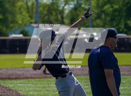 Thumbnail 3 in Tri-West Hendricks vs. Indianapolis Cardinal Ritter (IHSAA 3A Sectional Semi-Final) photogallery.