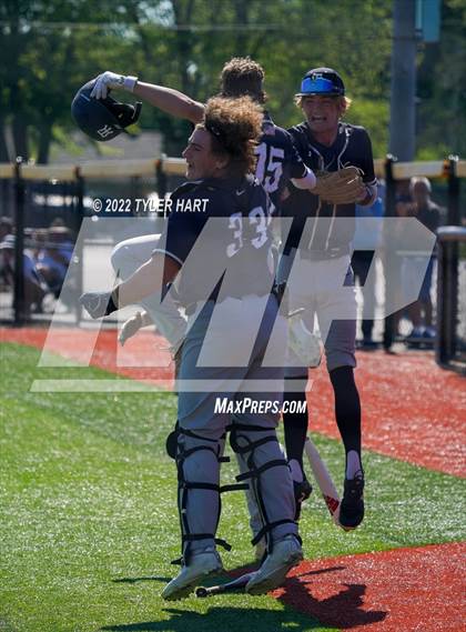 Thumbnail 3 in Tri-West Hendricks vs. Indianapolis Cardinal Ritter (IHSAA 3A Sectional Semi-Final) photogallery.