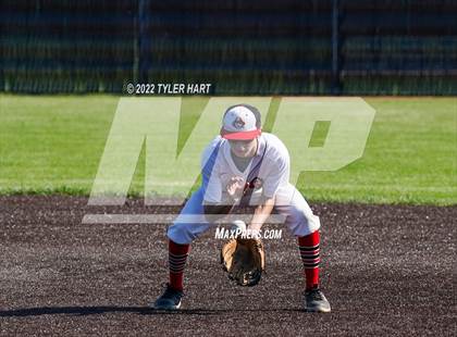 Thumbnail 3 in Tri-West Hendricks vs. Indianapolis Cardinal Ritter (IHSAA 3A Sectional Semi-Final) photogallery.