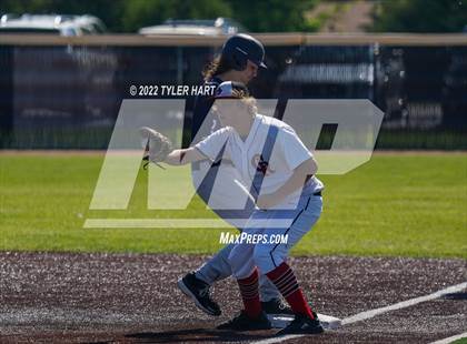 Thumbnail 3 in Tri-West Hendricks vs. Indianapolis Cardinal Ritter (IHSAA 3A Sectional Semi-Final) photogallery.
