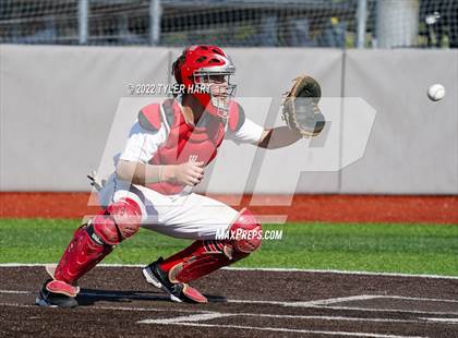 Thumbnail 2 in Tri-West Hendricks vs. Indianapolis Cardinal Ritter (IHSAA 3A Sectional Semi-Final) photogallery.