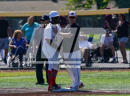Thumbnail 2 in Tri-West Hendricks vs. Indianapolis Cardinal Ritter (IHSAA 3A Sectional Semi-Final) photogallery.