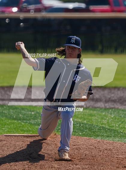 Thumbnail 3 in Tri-West Hendricks vs. Indianapolis Cardinal Ritter (IHSAA 3A Sectional Semi-Final) photogallery.